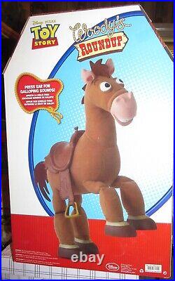 Disney Store Toy Story Woody's Roundup Bullseye Plush with Galloping Sounds