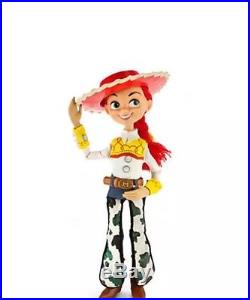 Disney Store Woody & Jessie Talking Figure Pull String Doll Set Toy Story NIB