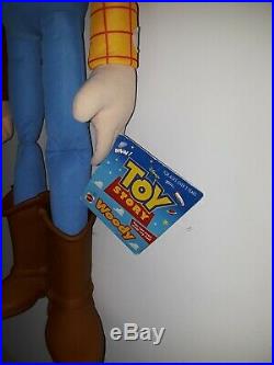 Disney TOY STORY WOODY LIFE SIZE 3' Foot DOLL 33 PLUSH with HAT Mattel