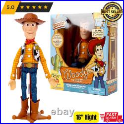 Disney TOY STORY Woody Cowboy Action Figure TALKING SHERIFF Doll Toy Kids Gift