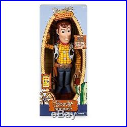 Disney Talking Woody Doll Toy Story 4 Deluxe Action Figure 35cm Toy Detector