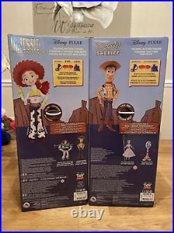 Disney Talking Woody & Jessie Toy Story Talking Action Figures 35cm Toy Detector