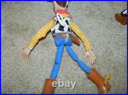Disney Thinkway Toy Story 15 Talking Pull String Sheriff Woody & Jesse Dolls