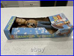 Disney Thinkway Toy Story Talking Woody Pull String Doll in Box Original Rare