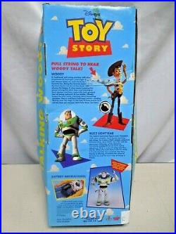 Disney (Thinkway Toys) Toy Story Talking poseable WOODY Doll 62810 NEW in Box