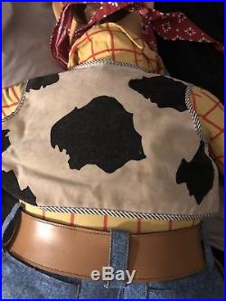 Disney Thinkway Woody 48Tall Lifesize Doll Toy Story Woody-No Hat Or Boots-RARE