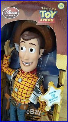 Disney Toy Story (2016) Talking Buzz Lightyear 12 AND Talking Woody Doll 16
