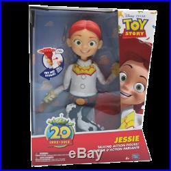 Disney Toy Story 20th Anniversary Woody Jessie Talking Action Figures Doll Toy