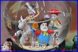 Disney Toy Story 2 Snow Globe Snow Dome Music Box Woody Figure Doll