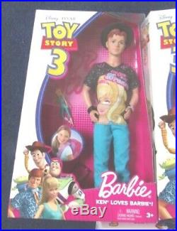 Disney Toy Story 3 Barbie Ken Doll 2009 Woody Buzz Pixar