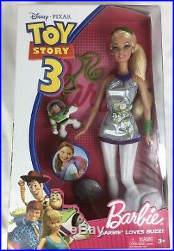 Disney Toy Story 3 Barbie Loves Buzz, Barbie Loves Woody, Barbie Loves Alien
