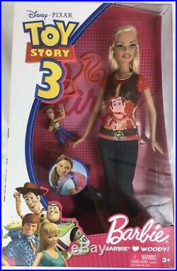 Disney Toy Story 3 Barbie Loves Buzz, Barbie Loves Woody, Barbie Loves Alien