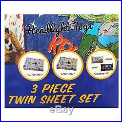 Disney Toy Story 4 6 Pc Twin Bedding Set Comforter Sham Sheet Woody Doll Pillow