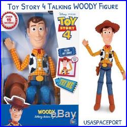 Disney Toy Story 4 Movie TALKING BUZZ LIGHTYEAR +WOODY +BO PEEP DOLL Bundle Set