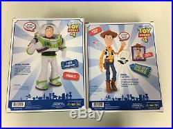 Disney Toy Story 4 Sheriff Woody 14 & BUZZ Lightyear 12 Action Figure Dolls
