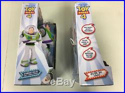 Disney Toy Story 4 Sheriff Woody 14 & BUZZ Lightyear 12 Action Figure Dolls