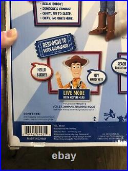Disney Toy Story 4 Sheriff Woody Interactive Drop-Down Action Figure Doll NIB