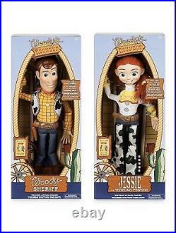 Disney Toy Story 4 Talking Woody & Jessie 16 Action figures Collector Toys Set