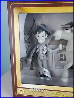 Disney Toy Story 4 Woody & Bullseye Figures 13-Inch Plush Set Retro