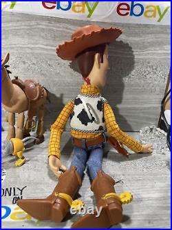 Disney Toy Story 4 Woody Pull String Talking 16 Doll withHat WORKS With Friends