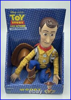 Disney Toy Story And Beyond Lost Episodes Woody Doll NIB Brand New Rare Hasbro