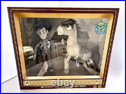 Disney Toy Story Anniversary Set Limited Edition Plush Woody And Bullseye New