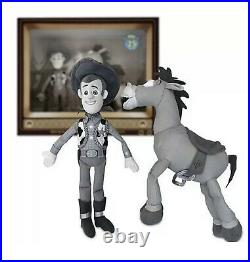Disney Toy Story Anniversary Set Limited Edition Plush Woody And Bullseye New