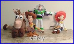 Disney Toy Story Dolls Woody Jessie Buzz Lightyear Talking Bullseye Disney Store