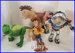 Disney Toy Story Figure Set Toys Woody Buzz Bullseye Rex