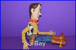 Disney Toy Story Fire Fightin Talking Woody Doll & Cowboy Hat