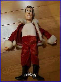 Disney Toy Story Holiday Hero Series Woody Santa Christmas Figure Doll