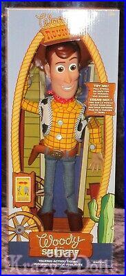 Disney Toy Story Interactive Talking Woody Action Figure Doll NEW