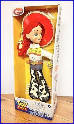 Disney Toy Story Jessie Yodeling Cowgirl 15 Pull String Talking Figure Doll NIB