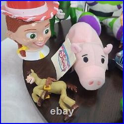 Disney Toy Story Lot Woody Buzz Jessie Rex Slinky Hamm Dolls Figures Plush Cup