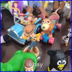 Disney Toy Story Lot Woody Buzz Jessie Rex Slinky Hamm Dolls Figures Plush Cup