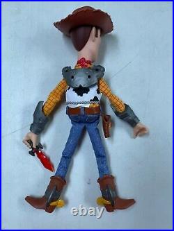 Disney Toy Story Movie Battle Armor Pullstring Talking Cowboy Woody Doll Rare