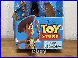 Disney Toy Story Orignial Pull String Talking Woody 1995 New In Box Thinkway