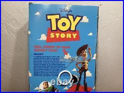 Disney Toy Story Orignial Pull String Talking Woody 1995 New In Box Thinkway