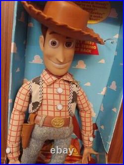 Disney Toy Story PULL-STRING TALKING WOODY Official Figure early model 1995
