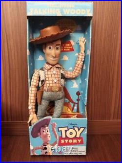 Disney Toy Story PULL-STRING TALKING WOODY Official Figure early model 1995 JPN