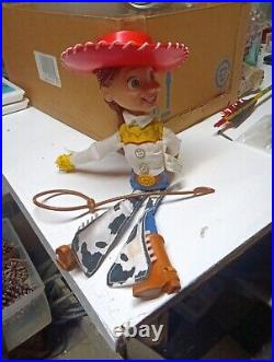 Disney Toy Story Pixar Woody Doll Pull String 14 Jessie Complete