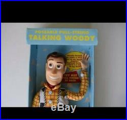 Disney Toy Story Poseable Talking Woody Pull String 1995 62810