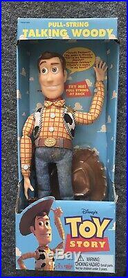 Disney Toy Story Poseable Talking Woody Pull String 1995 62810 Fully Working