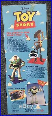 Disney Toy Story Poseable Talking Woody Pull String 1995 62810 Fully Working