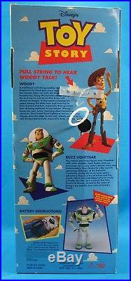 Disney Toy Story Pull-String Talking Woody 1995 Thinkway Toys Sealed in Box