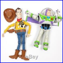 Disney Toy Story Pull String Talking Woody Buzz Lightyear Figure Dolls Lot Works