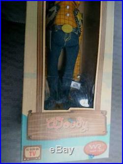 Disney Toy Story Round Up Woody Vintage Rare Young Epoch Doll Figure 9