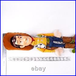 Disney Toy Story Sheriff Woody 18 Vinyl Head Plush Stuff Stuffed Doll Toy