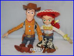 Disney Toy Story Sheriff Woody & Jessie Talking Pull-String Dolls Collectible