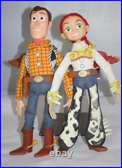 Disney Toy Story Sheriff Woody & Jessie Talking Pull-String Dolls Collectible